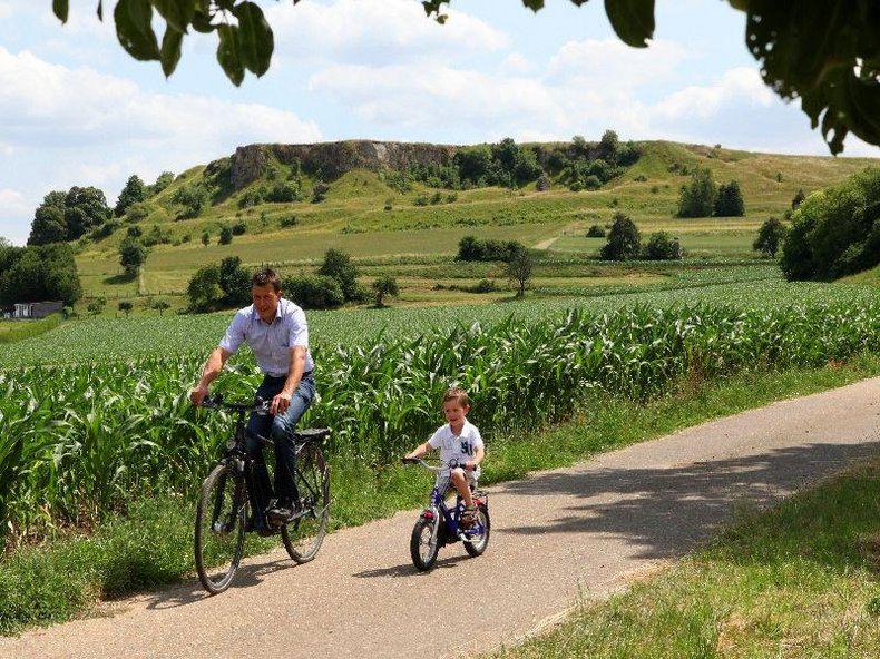 Radfahrer am Goldberg