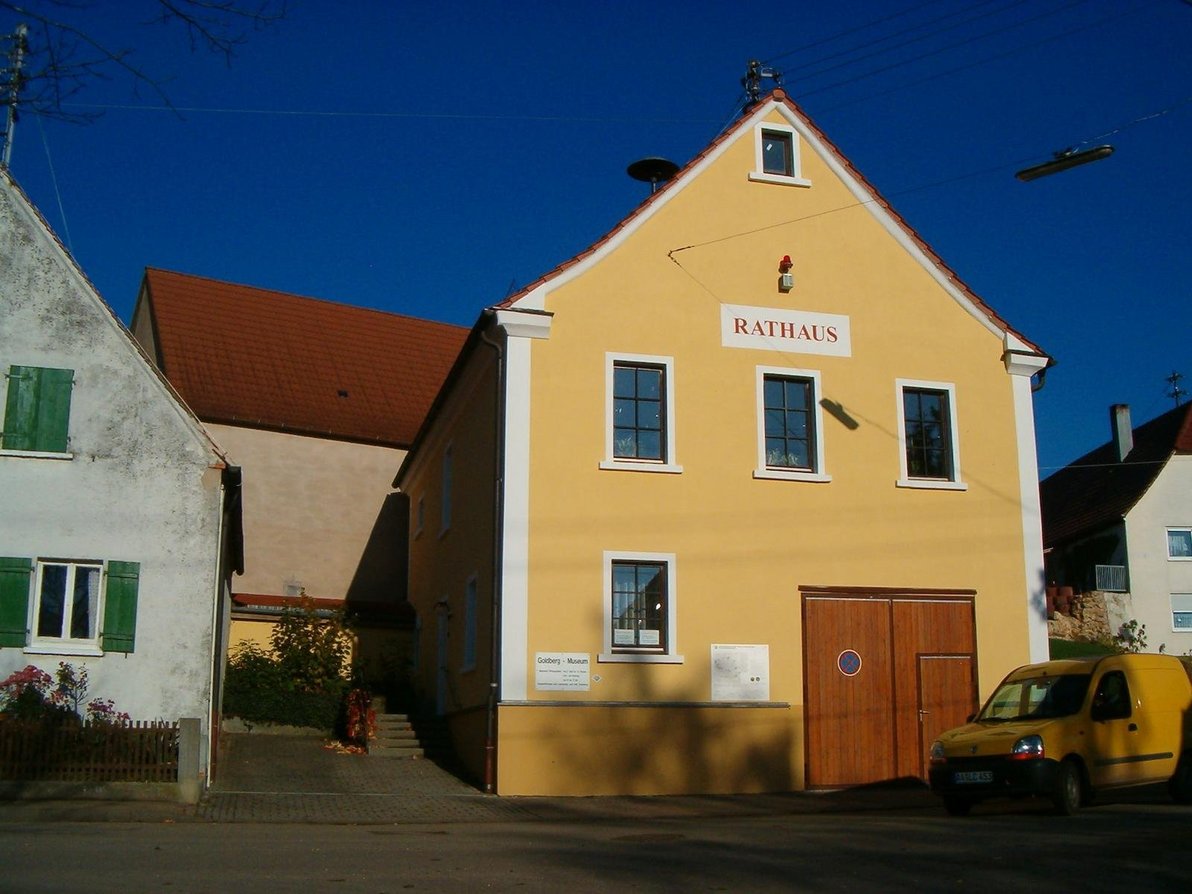 Goldbergmuseum im ehemaligen Rathaus in Goldburghausen