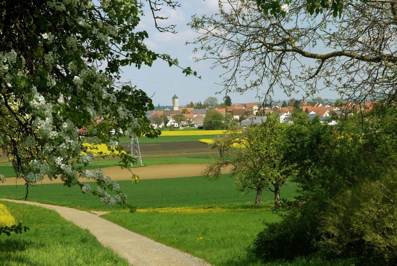 Blick auf Goldburghausen