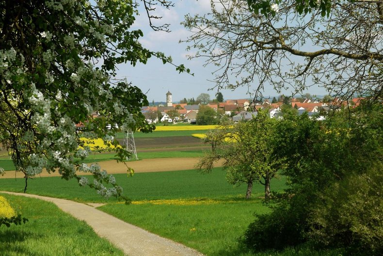 Blick auf Goldburghausen